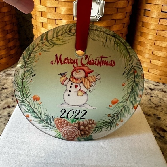 HANDMADE Glass Christmas Ornament 2022 - Picture 1 of 2